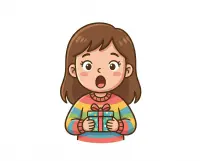 surprised girl